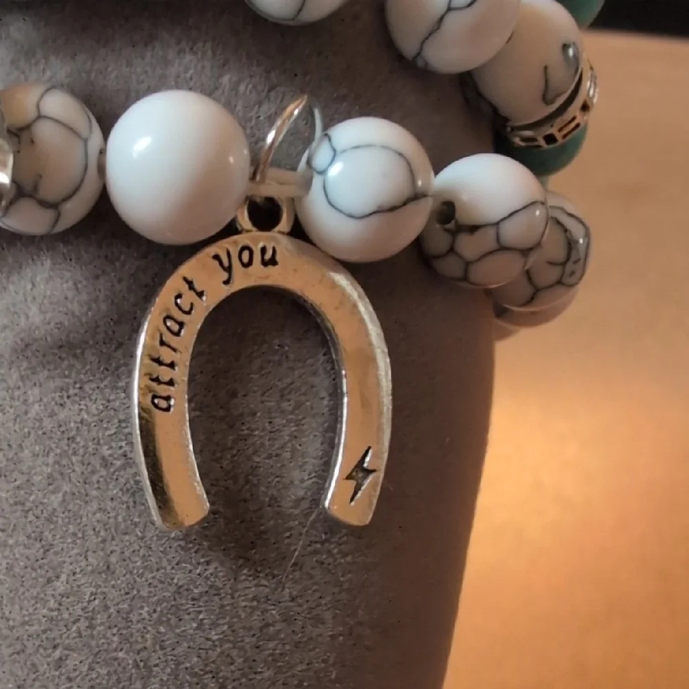 Chic Western White and Turquoise Color Beaded Bracelet Set